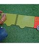 The Funny Mind Truck Shaped Wooden Reusable and Traced Punjabi Writing Practice Chalk Book For Kids and Pre Learner - Punjabi