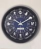 Pine Kids Zodiac Wall Clock - Blue & Black