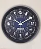 Pine Kids Zodiac Wall Clock - Blue & Black