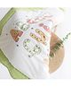 Yellow Doodle Reversible Comfort Quilt - Green