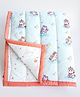 Yellow Doodle Reversible Comfort Quilt - Multicolour 