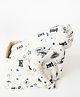 Yellow Doodle Superbaby Cot Bedsheet Set - Yellow