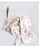 Yellow Doodle Magical Rainbows Cot Bedding Set - Red