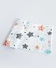 Yellow Doodle Twinkly Stars Organic Luxury Swaddle- Grey