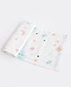 Yellow Doodle Organic Cotton Swaddle Wrappers - Peach
