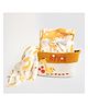Yellow Doodle Baby Giraffe Organic Cotton Welcome Baby Gift Basket - Yellow