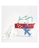 Yellow Doodle Lil Travellers Organic Cotton Welcome Baby Gift Basket - Blue