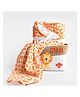 Yellow Doodle Wild and Free Organic Cotton Welcome Baby Gift Basket - Orange