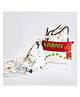 Yellow Doodle Dino Friend Organic Cotton Welcome Baby Gift Basket - Multicolour