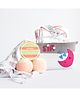 Yellow Doodle Circle Of Love Organic Cotton Welcome Baby Gift Basket - Peach