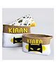 Yellow Doodle Superbaby Organic Cotton Rope Baskets Pack of 2 - Multicolour