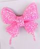 FOLLOW THE NEEDLE Butterfly Bow Hair Clip - Pink