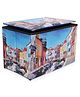 Pokory Foldable Venice Cityscape Printed Toy Storage Box With Lid - Multicolour
