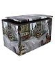 Pokory Foldable Landscape Printed Toy Storage Box With Lid - Multicolour