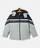 OKANE Full Sleeves Padded Solid Jacket - Green