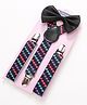 Pine Kids Bow and Suspender Set - Multicolor