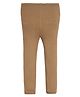RVK  Solid Ankle Length Woollen Leggings - Brown
