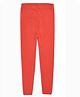 RVK Solid Woollen Ankle Length Leggings - Orange