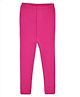 RVK Ankle Length Solid Leggings - Dark Pink