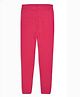 RVK Ankle Length Solid Leggings - Pink