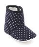 Chiu Star Print Booties - Blue