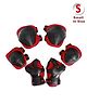 Pine Kids Safety and Protective Gear Accessories Small Size - Red| Ideal for Cycling and Skating