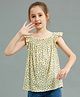 Kookie Kids Half Sleeves All Over Printed Top - Multicolor