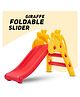 Baybee Foldable Giraffe Garden Slide - Red Yellow