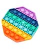 Enorme Xexagone Shape Pop Bubble Stress Relieving Silicone Pop It Fidget Toy - Multicolor
