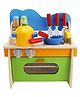 SmartCraft Wooden Kitchen Toy Set - Multicolour