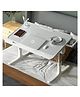 StarAndDaisy Multipurpose Bed Table with USB Hub - Grey 