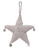 Happy Threads Handcrafted Amigurumi Starcrochet Christmas Tree Ornament-  Grey