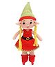 Happy Threads Handcrafted Amigurumi Girl Elf Christmas Soft Toy - Height  25.4 cm