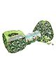 FunBlast Army Theme Portable Kids 3 in1 Tunnel Ball Pool Ball Pit with 25 Balls - Multicolour
