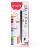 Maped 0.4mm Graph Pens Orange - Pack of 12