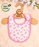 COCOON ORGANICS 100% Organic Cotton Premium Quilted Bib - Pink
