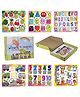 WISHKEY Wooden Educational Board Puzzle Pack of 6 - Multicolour