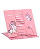 Fiddlerz Book Holder Unicorn Print - Pink