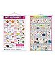Wissen Double Side Alphabet And Vowel Roller Wall Chart - English