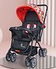 R for Rabbit Lollipop Lite Baby Stroller for 0 to 3 Years with 5 Point Safety Harness | Reversible Handlebar | Cushioned Seat with 3 Level Seats Recline / Lightweight Pram for kids (Black Multi)