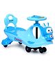 Funride Bunny Swing Car Ride On With Light & Music - Blue