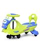 Funride Bunny Swing Car Ride On With Light & Music - Green