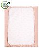 COCOON ORGANICS 100% Organic Cotton Premium Soft Printed Blanket - White