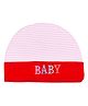 The Little Lookers Cotton Cap Mitten and Booties Set - Red