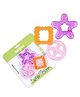 Baybee Water Filled Silicone Teethers Set of 3 - Pink Orange