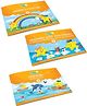 Drawing Coloring and Origami Activity Set B Pack of 3 - English