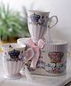 A Vintage Affair Queen's Crown Vintage Teacups Set of 2 - Multicolor