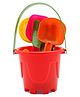 Little Fingers Beach Toy Set Red (Color & Accessories May Vary) - 8 Pieces