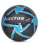 Vector X Club Practice Football Size 5 - Black Blue
