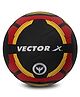 Vector X Germany Rubber Moulded Football Size 5 - Black Red